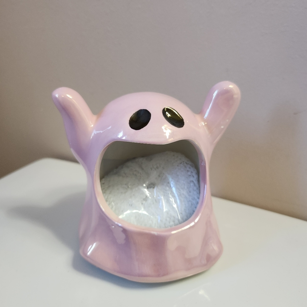 Iridescent Pink Ghost Sponge Holder